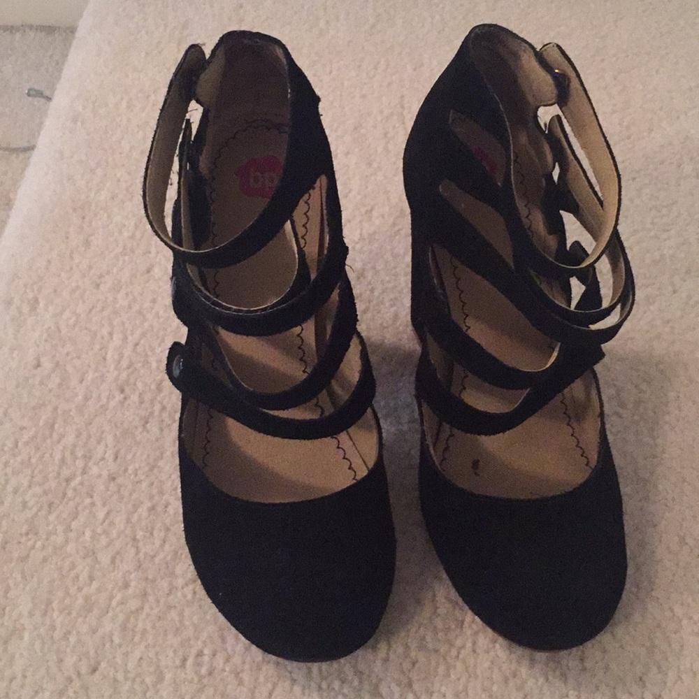 Black suede heels from Nordstrom LOWEST PRICE!